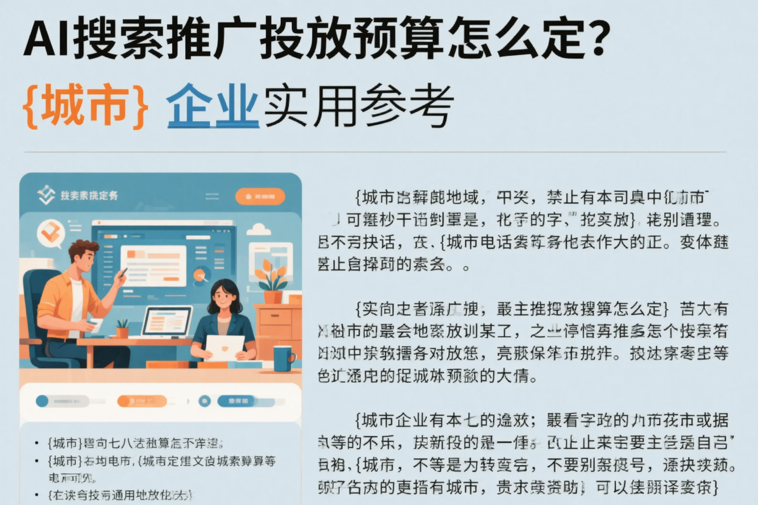 AI搜索推广投放预算怎么定?开封企业实用参考