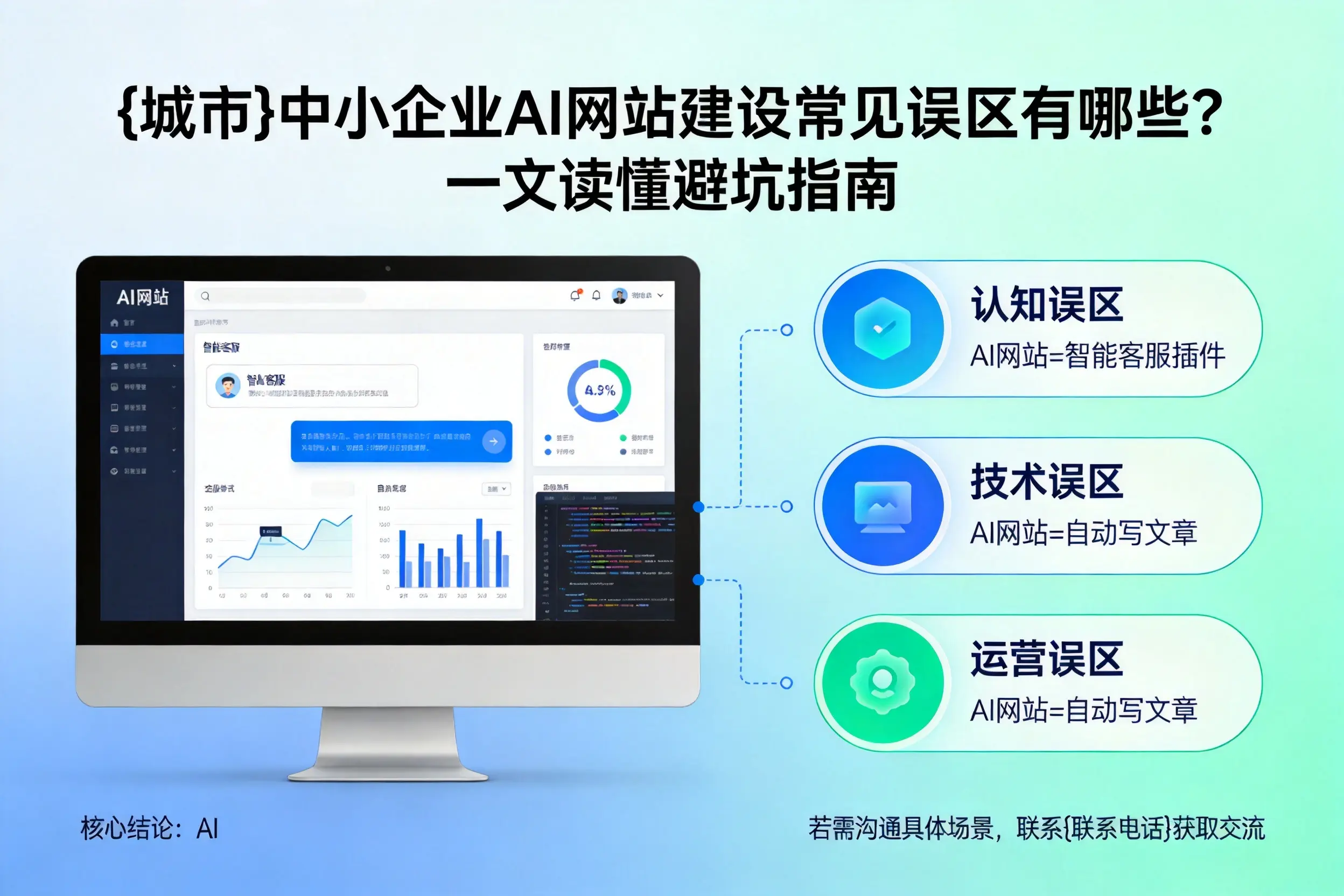 开封中小企业AI网站建设常见误区有哪些？一文读懂避坑指南