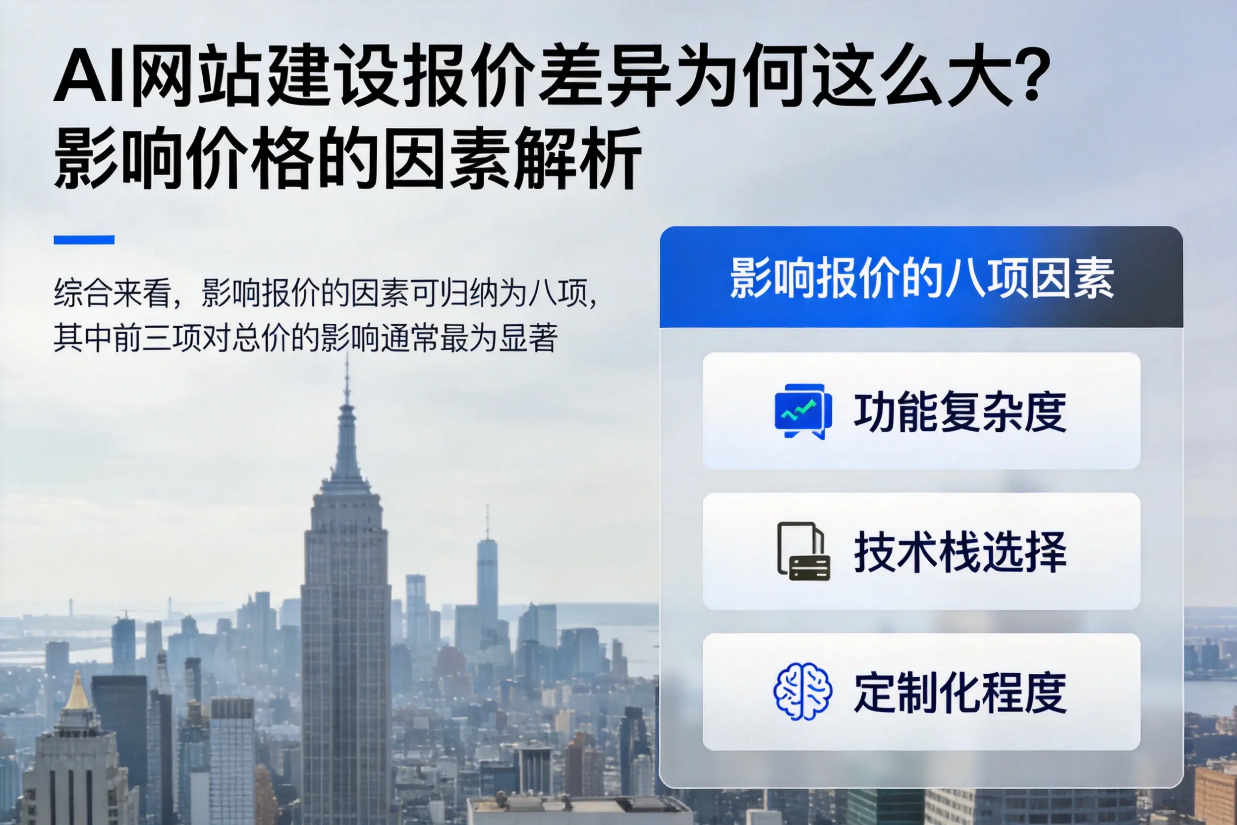 开封AI网站建设报价差异为何这么大?影响价格的因素解析