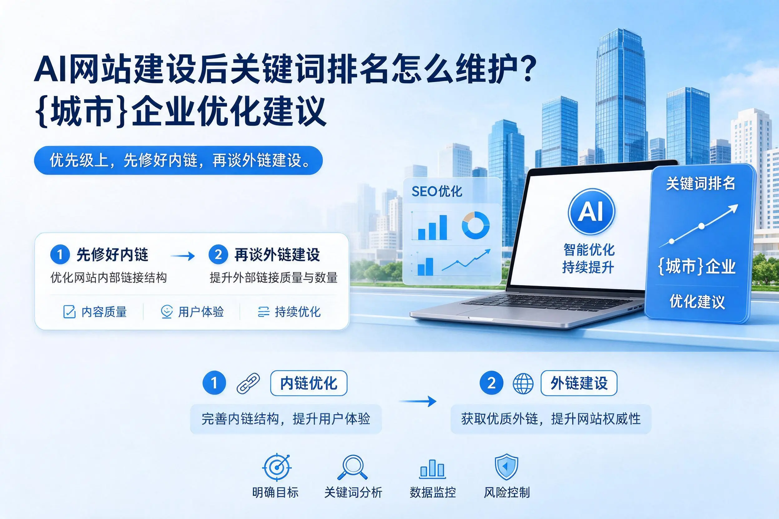 AI网站建设后关键词排名怎么维护？开封企业优化建议